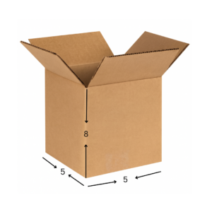 5 X 5 X 8  Inch ( Ghee Jar Packaging )