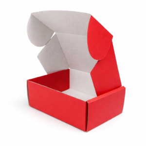 Heritage Red Mailer Corrugated Box